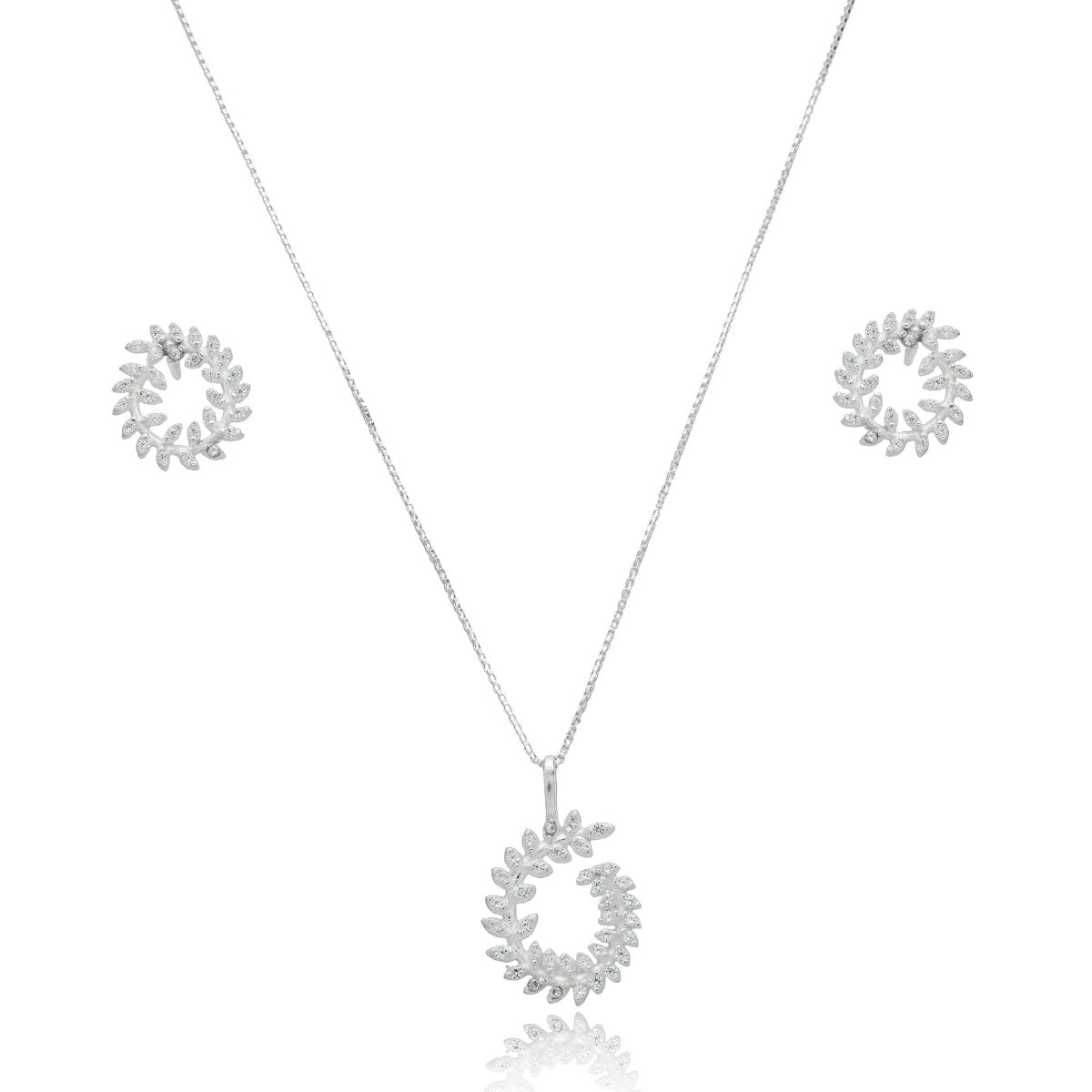 Conjunto Zircônia de Prata
