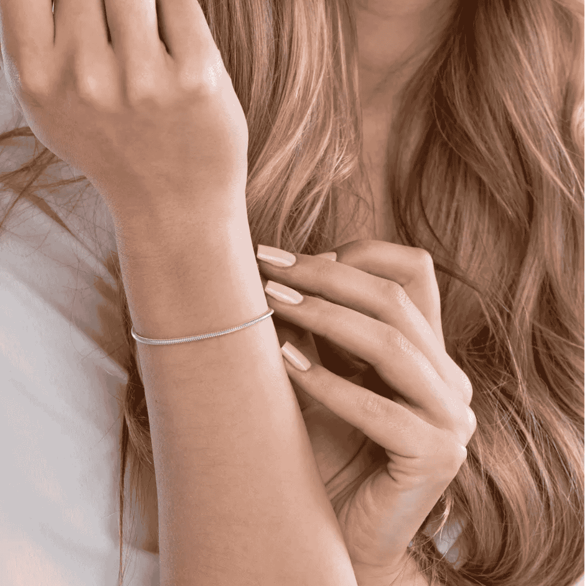 Pulseira Rabo de Rato de Prata