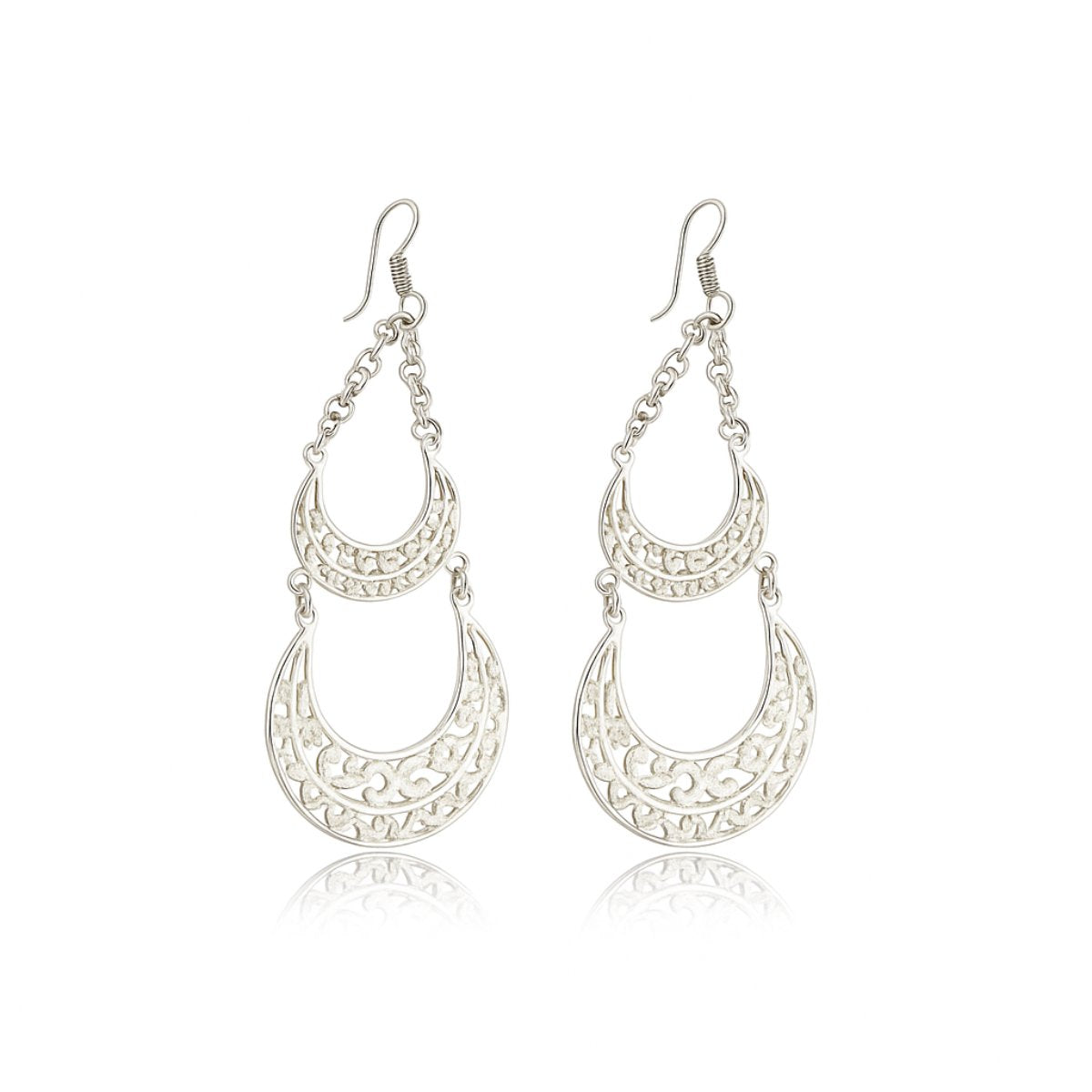 Brinco Trabalhado em Prata