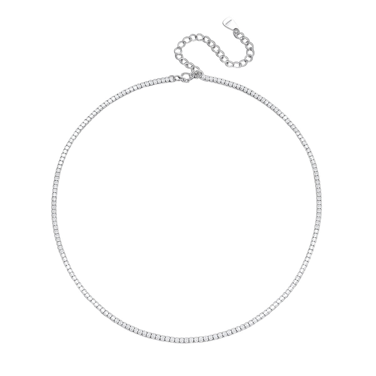 Colar Riviera com Zircônia