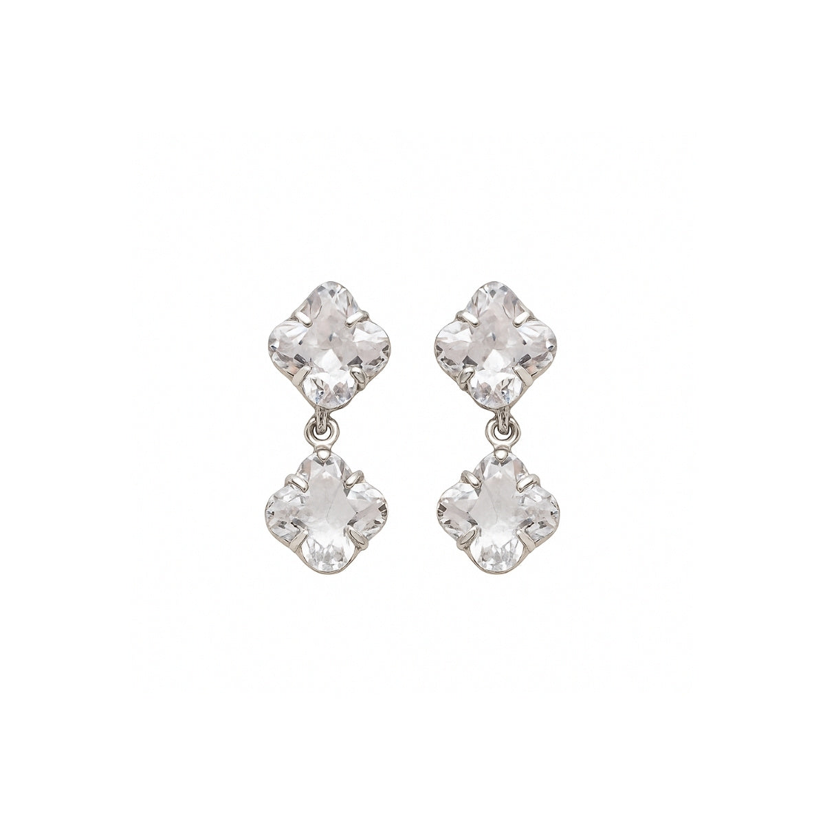 Brinco Zircônia em Prata