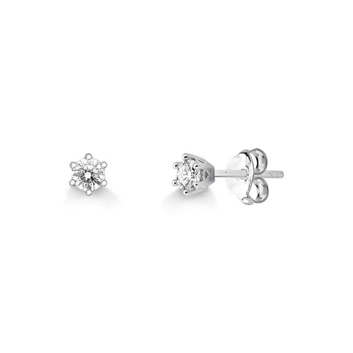Brinco Moissanite Segundo Furo 3,8mm