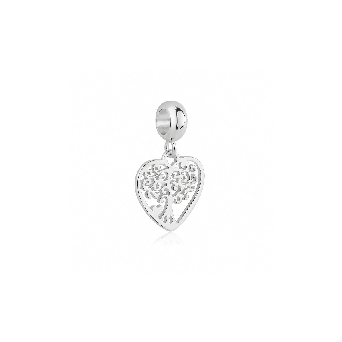 Berloque Árvore da Vida em Coração Prata
