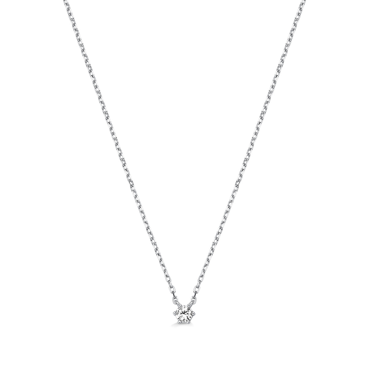 Colar Ponto de Luz Moissanite 5,25mm